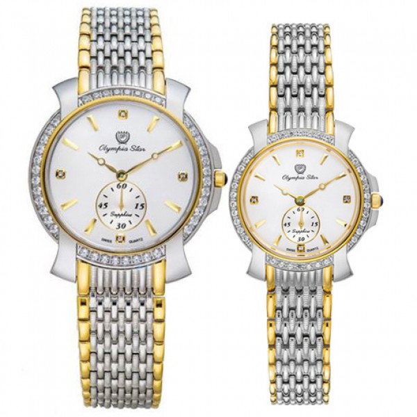 Đồng hồ đôi OP Olympia Star 58045M-211 ĐM VH - 58045L-210